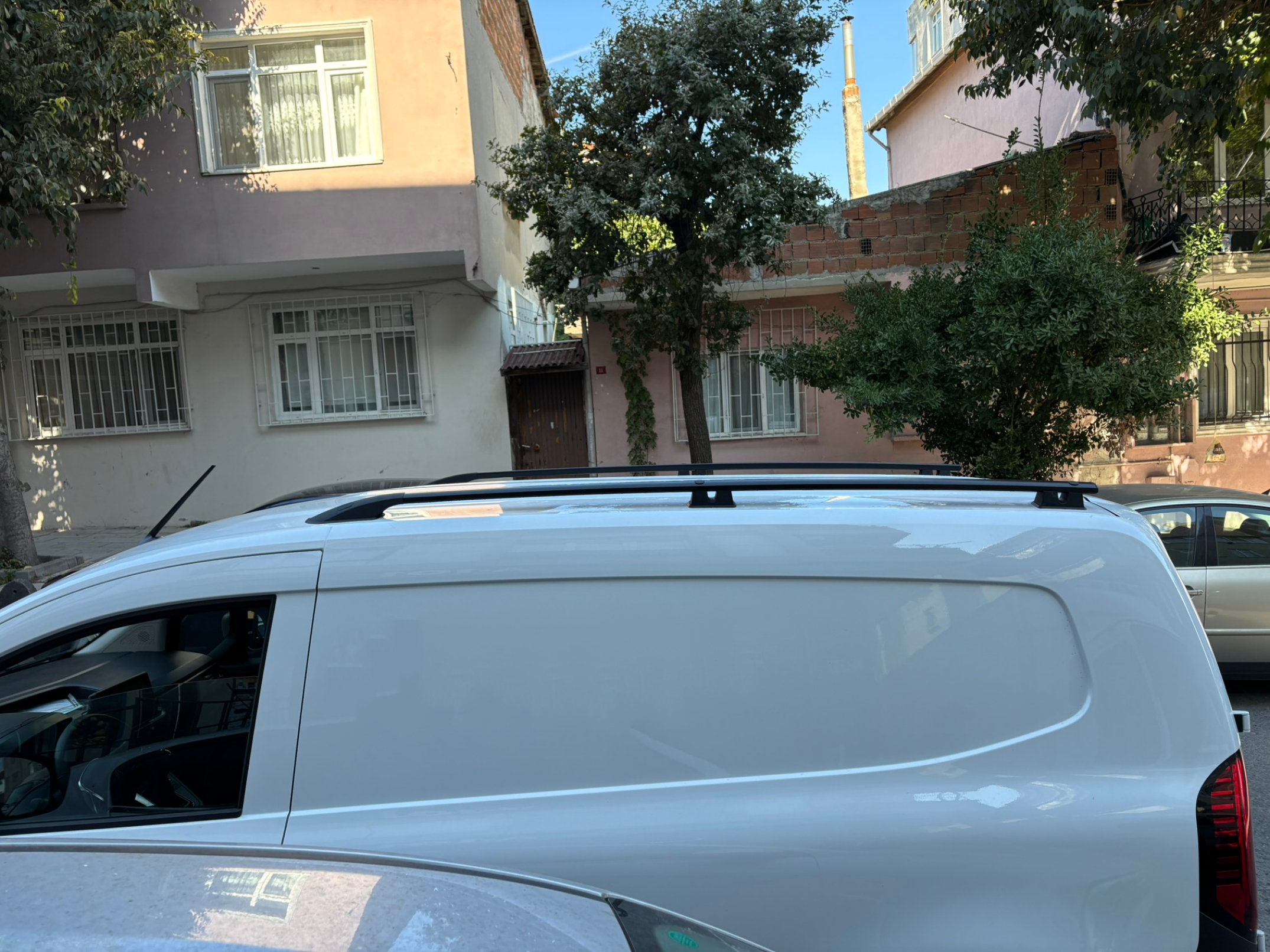 For Renault Kangoo Swb Short Roof Side Rails, Plus Black 2021- Up For Renault Kangoo Swb Short Roof Side Rails, Plus Black 2021- Up